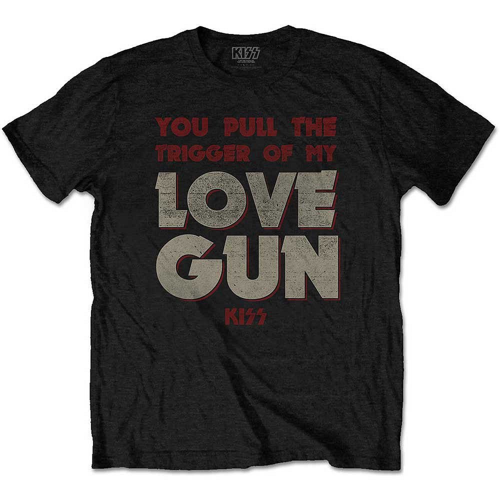 KISS キッス (エース・フレーリー 追悼 ) - LOVE GUN / Tシャツ / メンズ - PGS